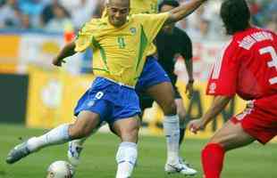 Ronaldo - atacante marcou diante de Turquia e China, na Copa do Mundo 2002, na Coreia do Sul/Japo