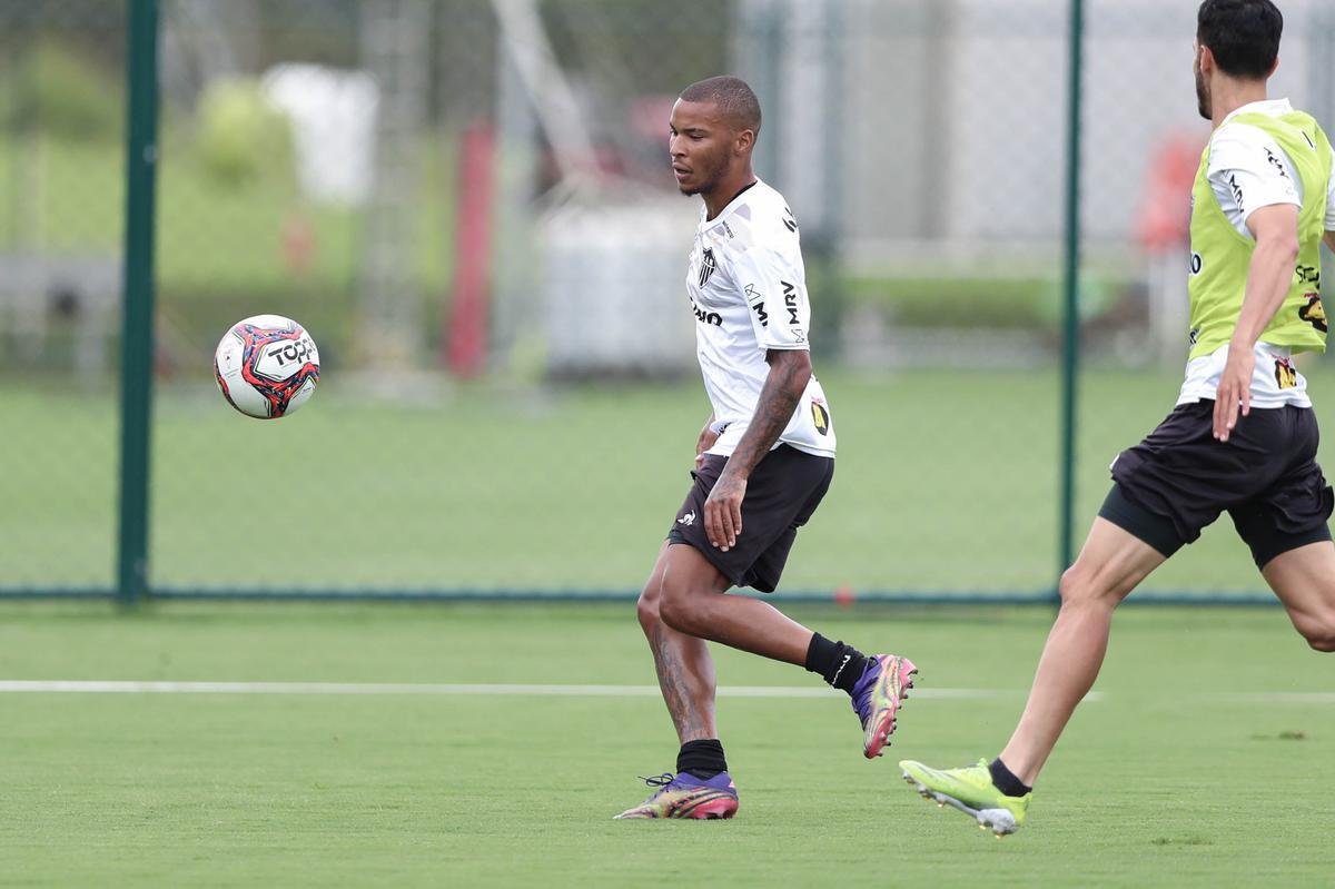 Treino do Atltico nesta tera-feira, 9 de maro de 2021