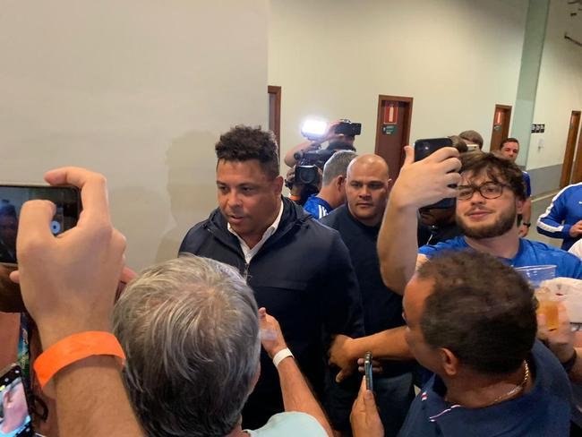 Chegada de Ronaldo ao Independ�ncia para Cruzeiro x Remo