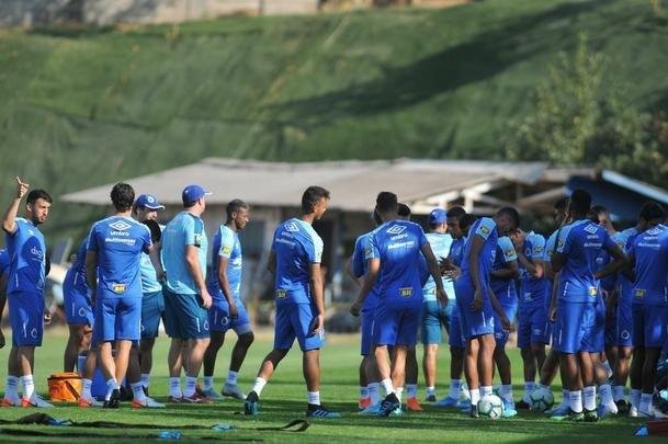Fotos do segundo dia de trabalho do tcnico Rogrio Ceni no Cruzeiro