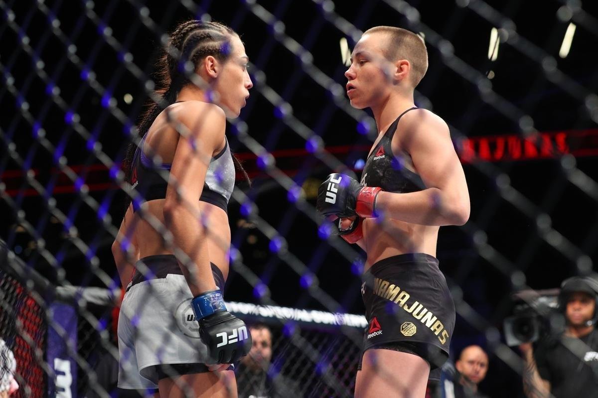Em revanche na luta coprincipal, Rose Namajunas venceu Joanna Jedrzejczyk por deciso unnime e manteve o cinturo do peso palha