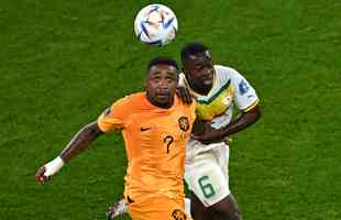 Fotos do jogo entre Senegal e Holanda no Estdio Al Thumama, pelo Grupo A da Copa do Mundo, no Catar