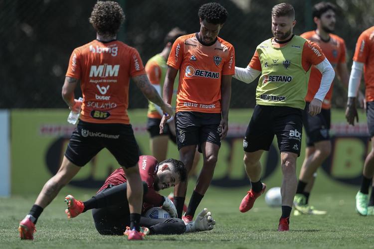 Fotos do treino do Atlético nesta segunda-feira, 13 de setembro de 2021