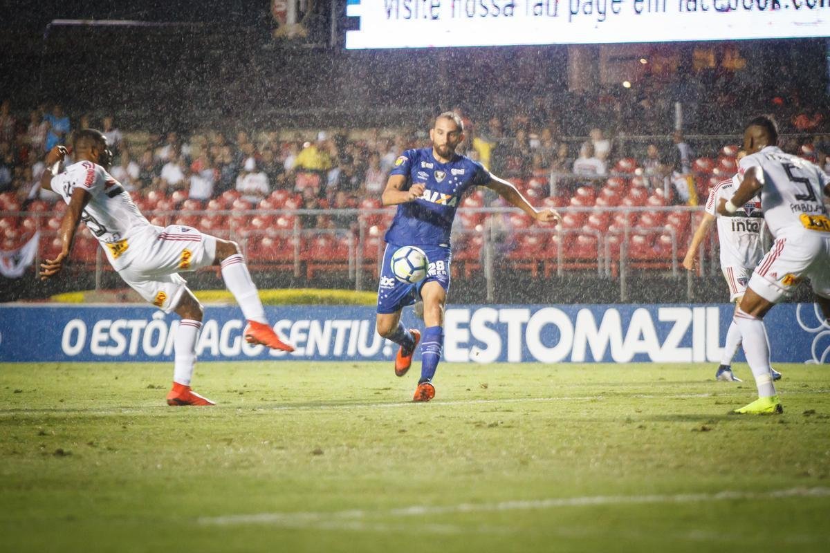 Cruzeiro foi derrotado pelo So Paulo por 1 a 0, neste domingo, no Morumbi, pela 35 rodada do Brasileiro