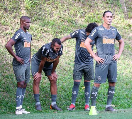 Atlético treinou nesta terça-feira, na Cidade do Galo