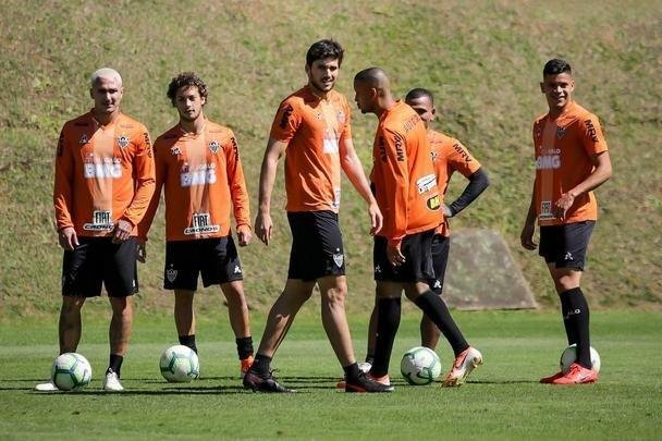 Atlético fez, nesta sexta, último treino antes do duelo na Arena da Baixada