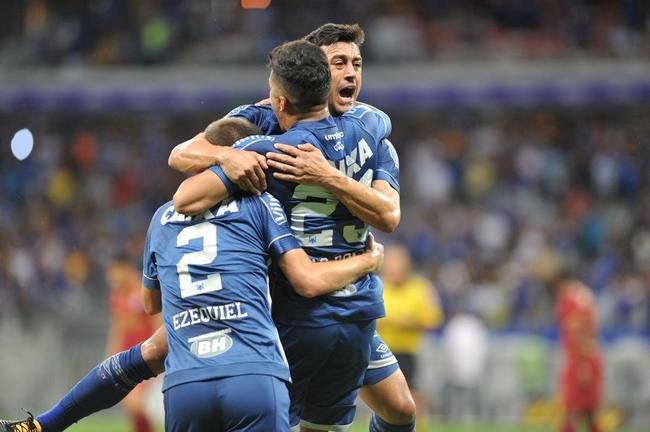 Lucas Romero pelo Cruzeiro na temporada 2017