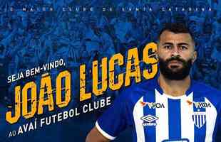 Joo Lucas - Foi emprestado ao Ava at o fim da Srie B, quando terminou seu contrato com o Cruzeiro. No clube catarinense, participou de 17 jogos e marcou um gol