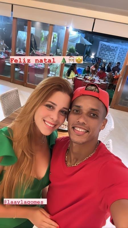 Pedrinho passou o Natal em famlia