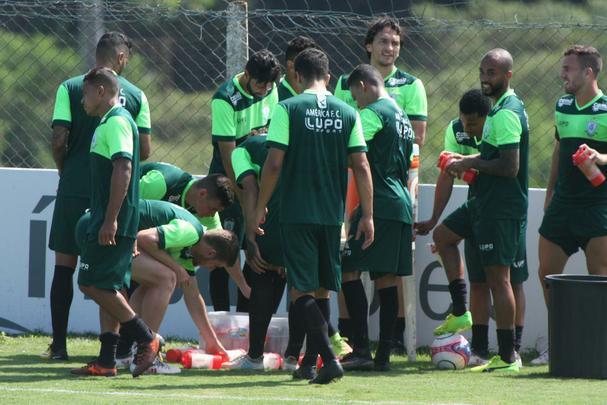 No Lanna Drumond, Amrica faz ltimo treino antes de encarar Boa Esporte pelas quartas de final do Estadual