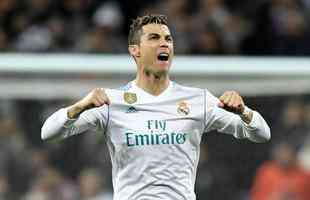 Aos 45 do primeiro tempo, Cristiano Ronaldo empatou o jogo