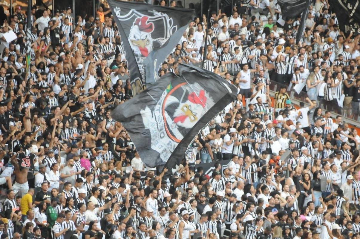 Fotos da torcida do Atltico na partida contra o Flamengo, no Mineiro, em Belo Horizonte, pela 13 rodada do Campeonato Brasileiro