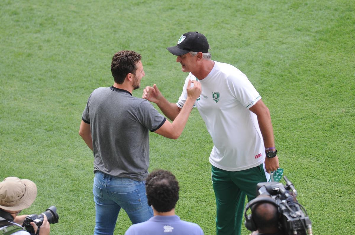 Fotos do jogo entre Amrica e Figueirense, pela Srie B