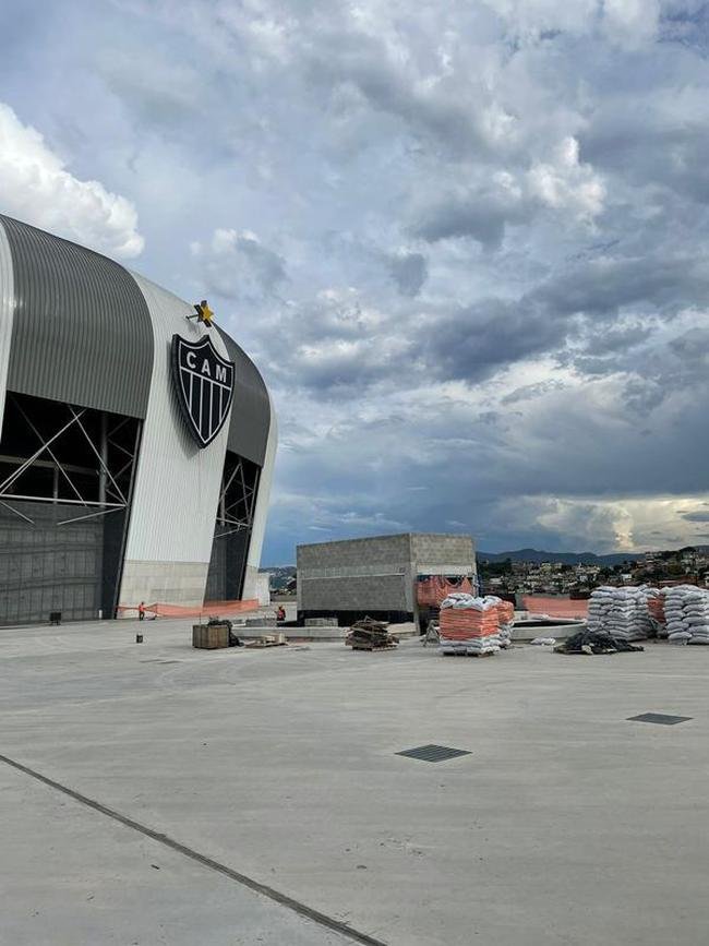 Fotos da visita feita por pessoas com deficincia na Arena MRV, nesta quinta-feira (9/2)
