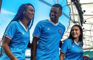 Bahia lana terceiro uniforme com referncias ao Grupo City: Salvador Cityzada
