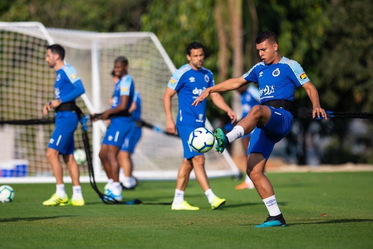 Fotos do treino do Cruzeiro desta quarta-feira, 21 de agosto, na Toca da Raposa II