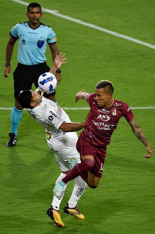 Fotos do jogo entre Tolima e Atltico, pela Copa Libertadores