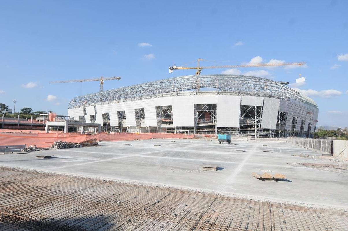 Futuro estdio do Galo, Arena MRV est com 60% das obras concludas