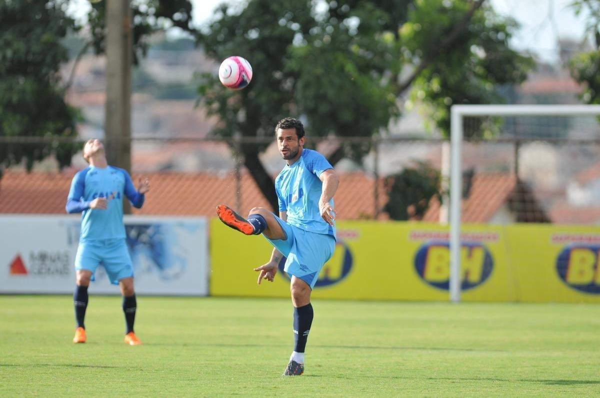 Fotos do ltimo treino do Cruzeiro antes do jogo diante do Tupi, pela semifinal do Campeonato Mineiro