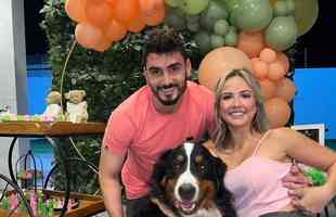 Goleiro Rafael anunciou a gravidez da esposa