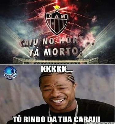 Torcedores do Cruzeiro brincaram nas redes sociais com vitria diante do Atltico, em pleno Independncia