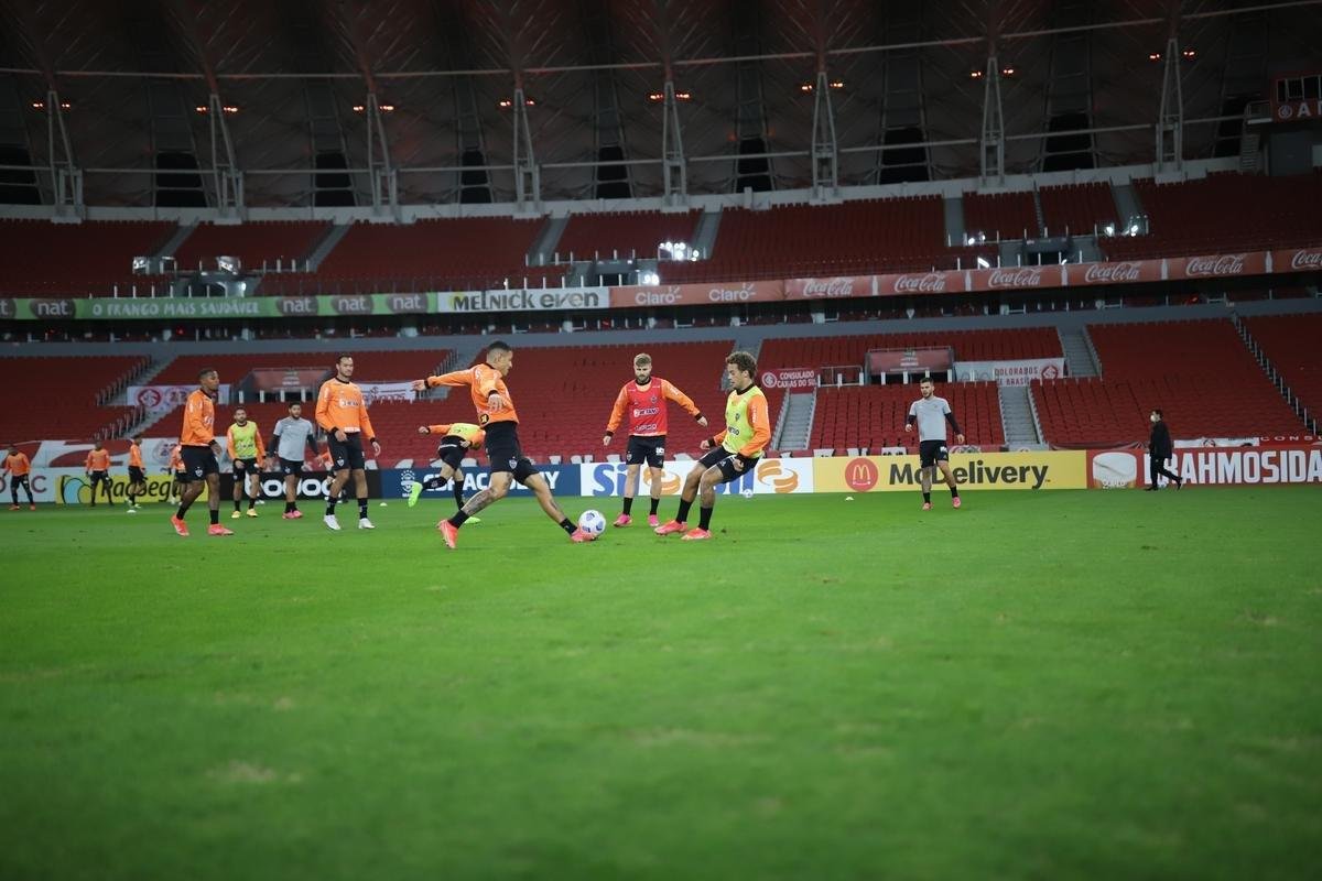 Atltico visitou o Internacional no Beira-Rio, pela quarta rodada do Brasileiro 