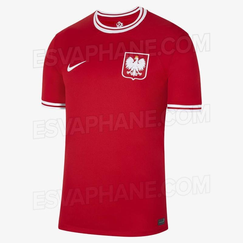A provvel camisa II da Polnia para Copa do Mundo foi desenvolvida pela Nike e divulgada de forma antecipada pelo portal Esvaphane