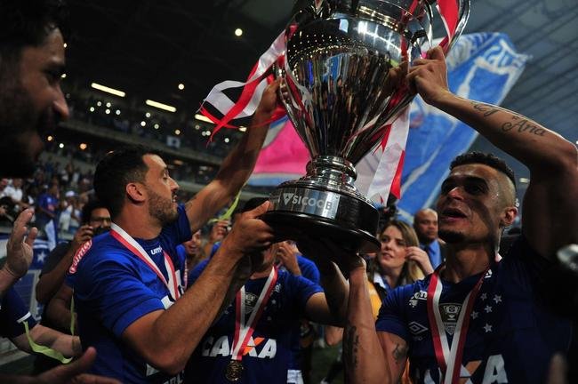 Festa do Cruzeiro com a conquista do Campeonato Mineiro sobre o Atltico