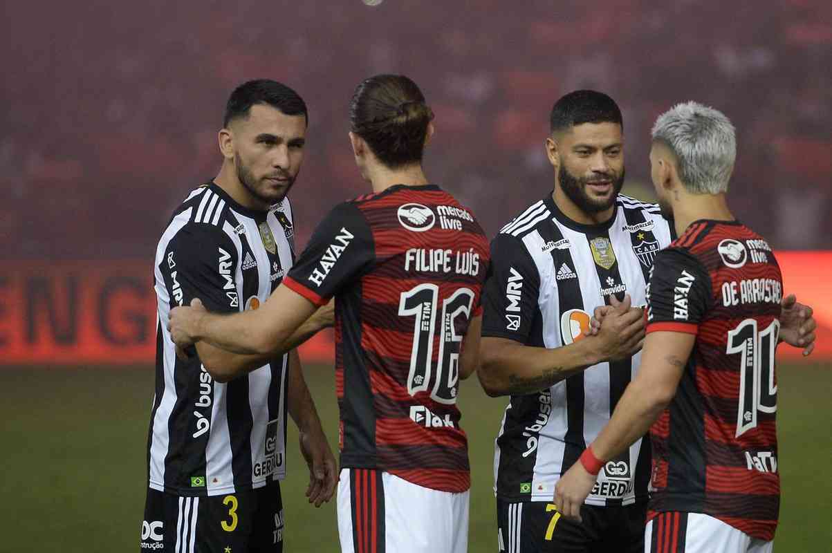Fotos do jogo de volta das oitavas de final da Copa do Brasil, entre Flamengo e Atlético, no Maracanã, no Rio de Janeiro