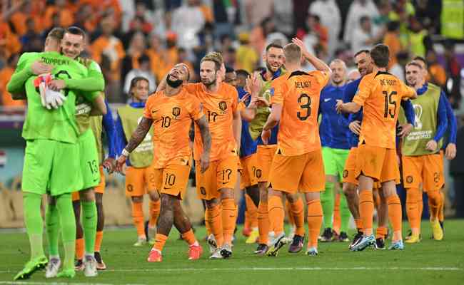 Seleo Holandesa aps vencer o Catar na Copa do Mundi