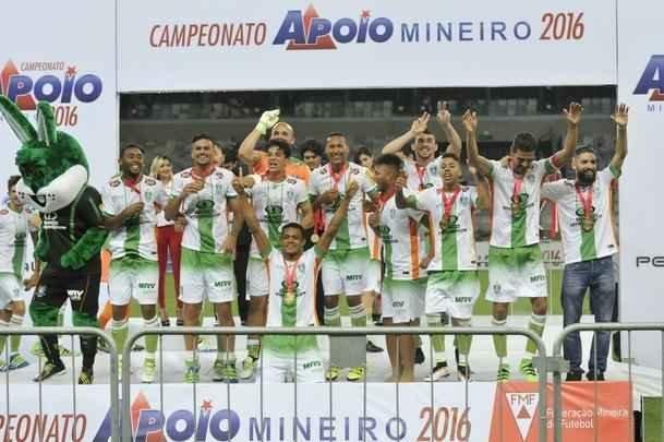 Imagens da comemorao do Amrica com a conquista do ttulo