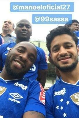Jogadores do Cruzeiro fizeram a foto do ttulo da Copa do Brasil