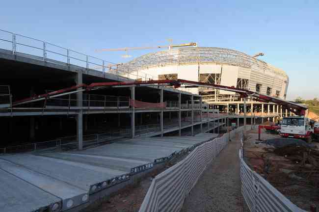 Futuro estádio do Galo, Aena MRV está com 60% das obras concluídas