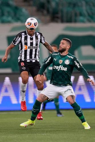 Fotos do jogo de ida da semifinal da Copa Libertadores de 2021, entre Palmeiras e Atltico, no Allianz Parque, em So Paulo