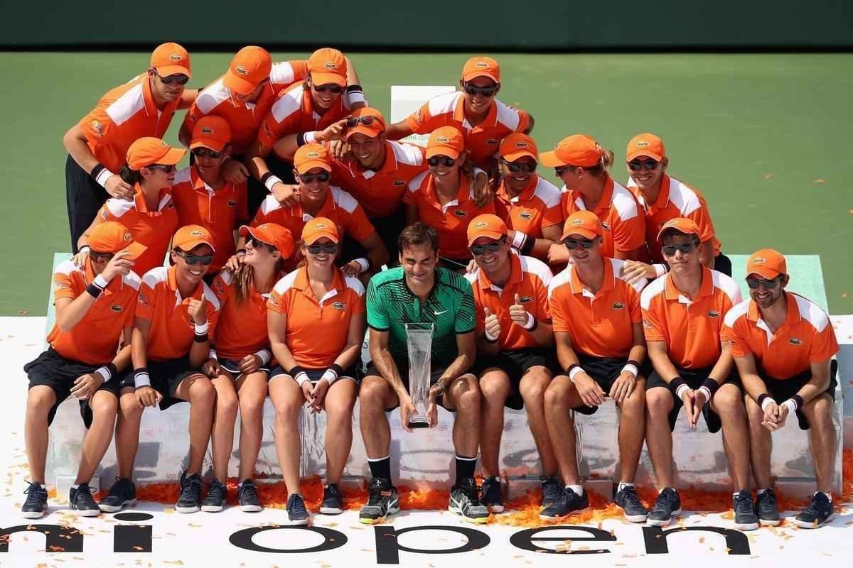 Aps levar a melhor sobre o espanhol na deciso do Aberto da Austrlia e em Indian Wells, Federer provou que est em tima forma superando o rival novamente, desta vez por 2 sets a 0, parciais de 6/3 e 6/4, em uma hora e 35 minutos de partida.