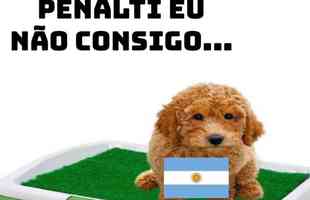 Memes do pnalti marcado para a Argentina contra a Frana
