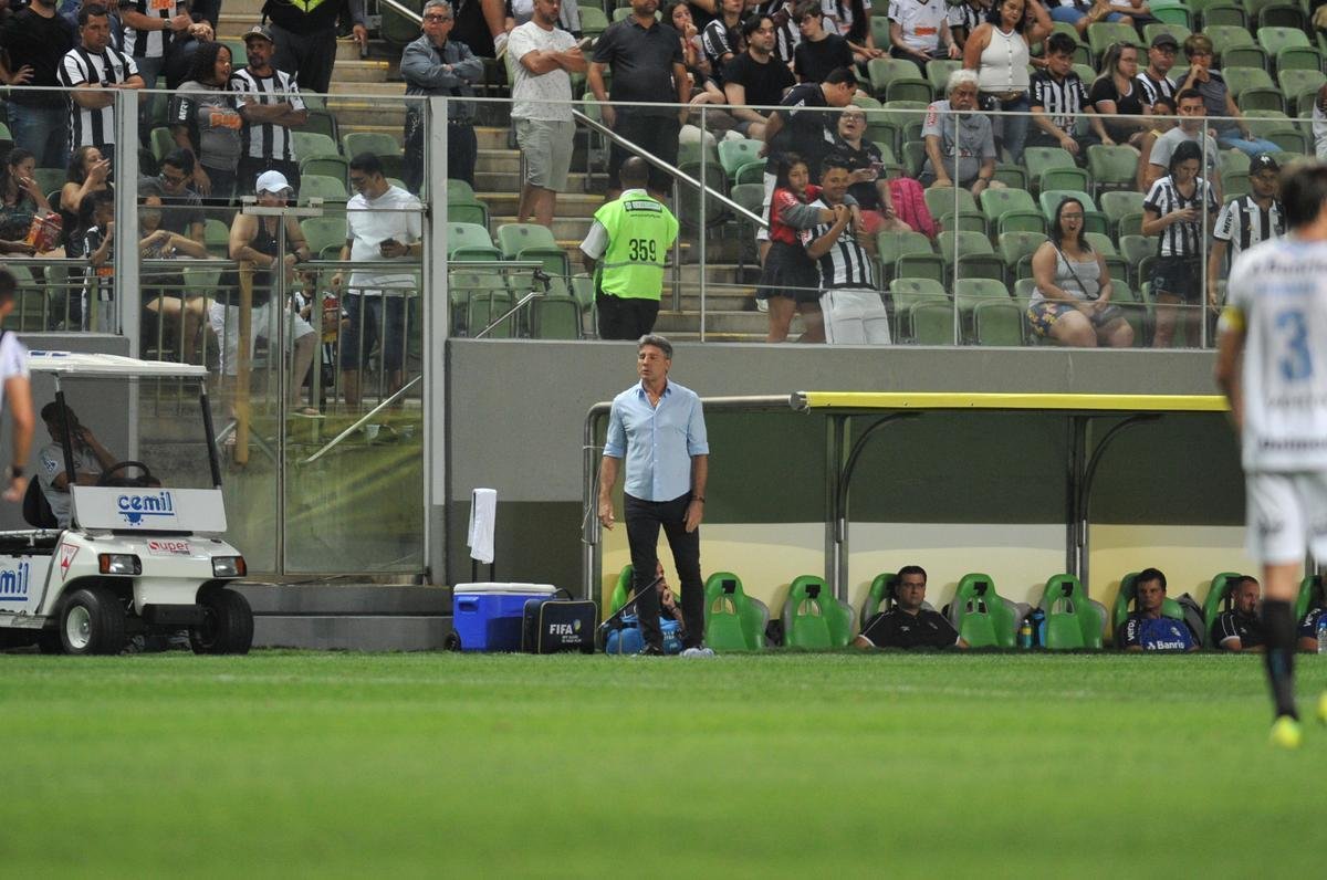 Fotos do jogo entre Atltico e Grmio