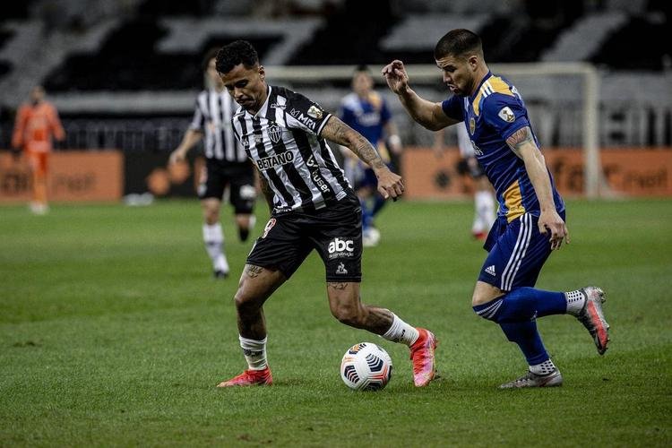 Fotos do jogo entre Atltico e Boca Juniors, no Mineiro, em Belo Horizonte, pela volta das oitavas de final da Copa Libertadores 2021