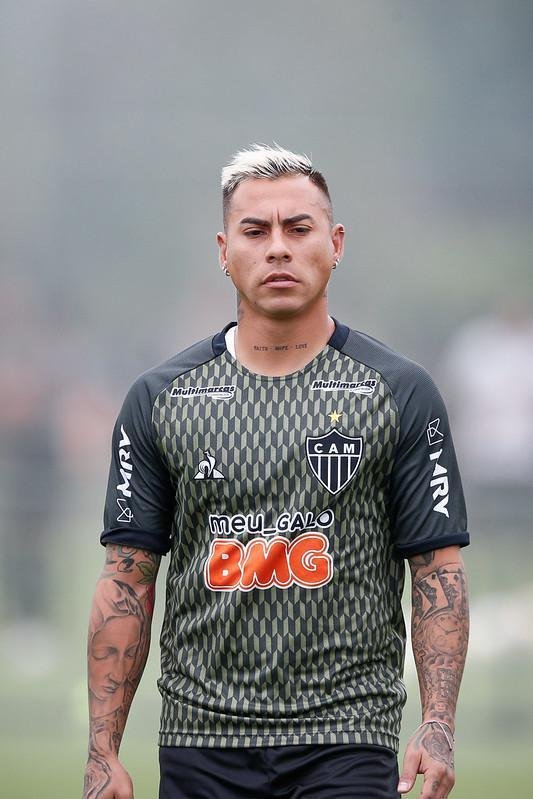 Atacante Eduardo Vargas foi contratado pelo Atltico em 2020, seis anos aps ter defendido a Seleo Chilena na Copa do Mundo de 2014, disputada no Brasil.