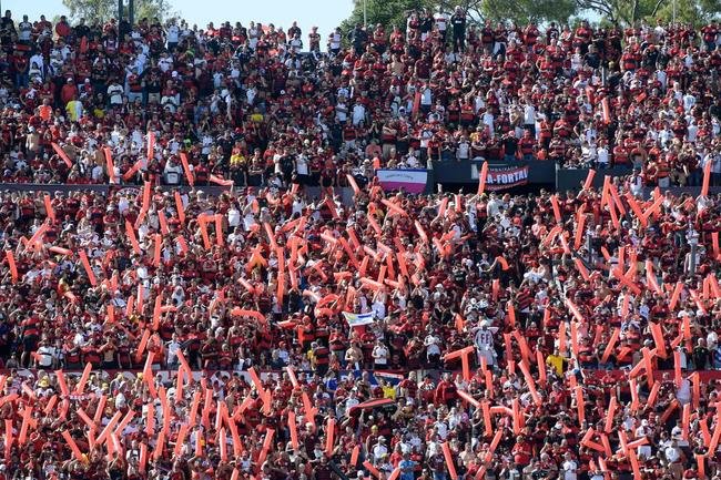 Torcida do Flamengo na final da Libertadores