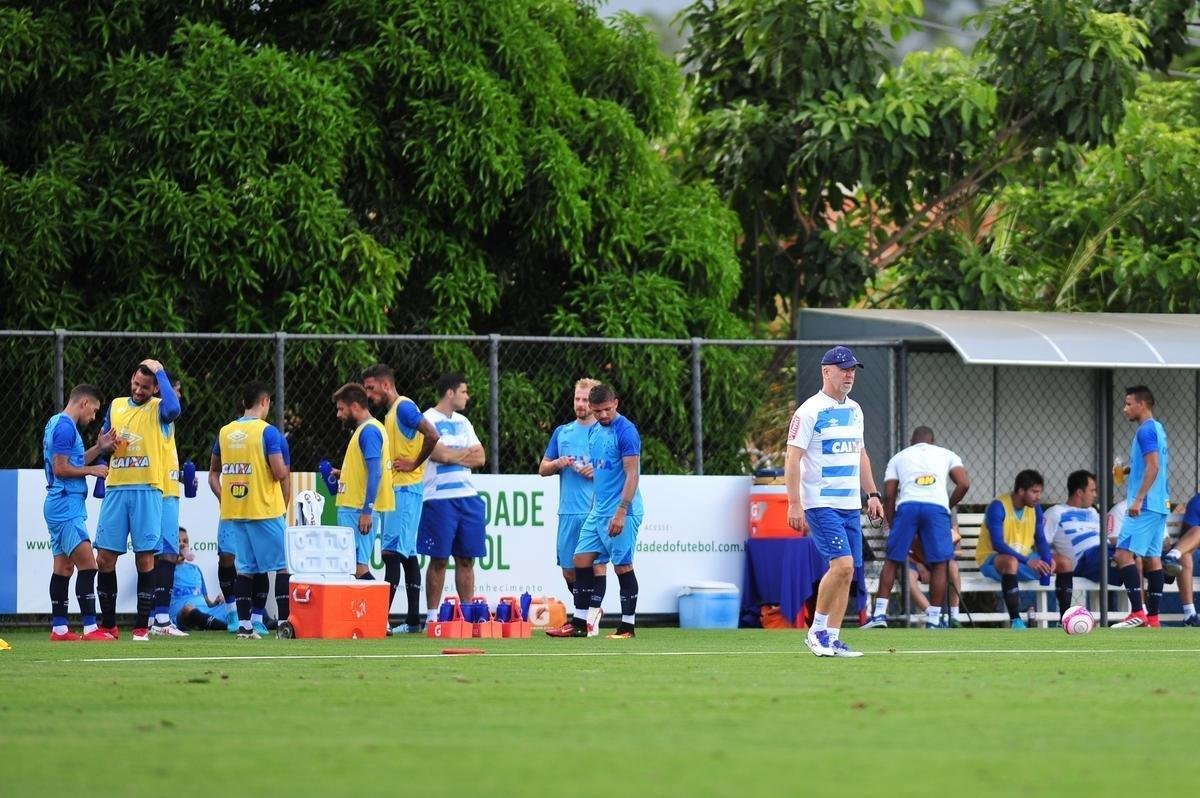 Fotos do treino do Cruzeiro desta quarta-feira (31/1), na Toca II (Ramon Lisboa/EM D.A Press)