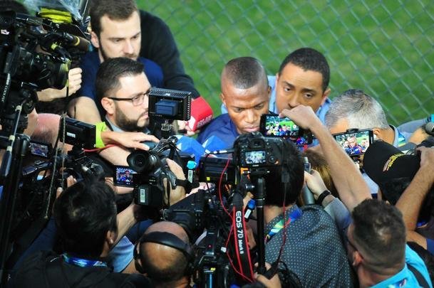 Jogadores do Equador participaram de segundo trabalho no Sesc Venda Nova, na Regio Norte de Belo Horizonte