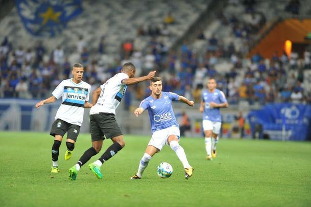 Fotos do jogo entre Cruzeiro e Grmio