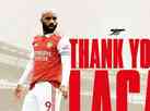 Arsenal anuncia a saída do atacante Lacazette, em fim de contrato