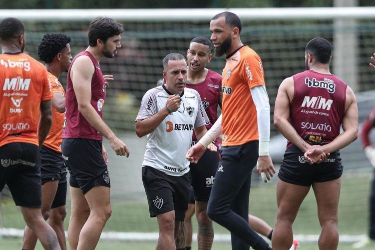 Treinamento do Atlético neste sábado, após o título brasileiro