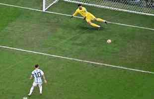 As melhores imagens da final da Copa do Mundo entre Argentina e Frana, no Estdio Icnico de Lusail, no Catar