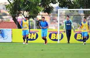 Fotos do treino do Cruzeiro desta quarta-feira (31/1), na Toca II (Ramon Lisboa/EM D.A Press)