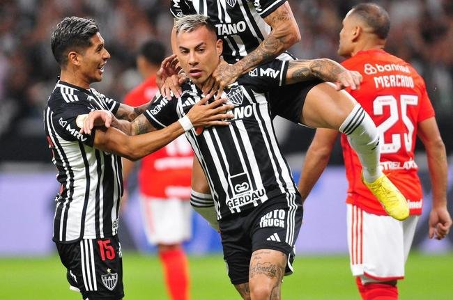 Fotos do jogo entre Atltico-MG e Internacional