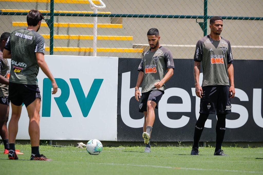 Fotos do treino: Atlético se prepara para enfrentar o Corinthians