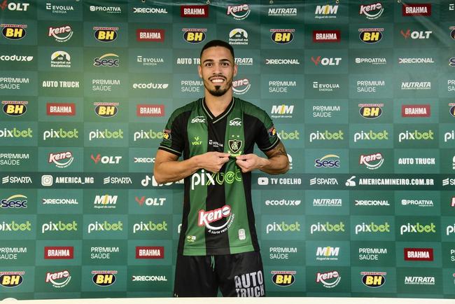 Novo reforço do América para 2022, o zagueiro Éder foi apresentado oficialmente no dia 10 de janeiro